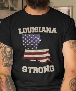 Louisiana Strong Louisiana Map 2021 TShirt