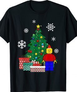 Lego Man Around The Christmas Tree 2021 TShirt