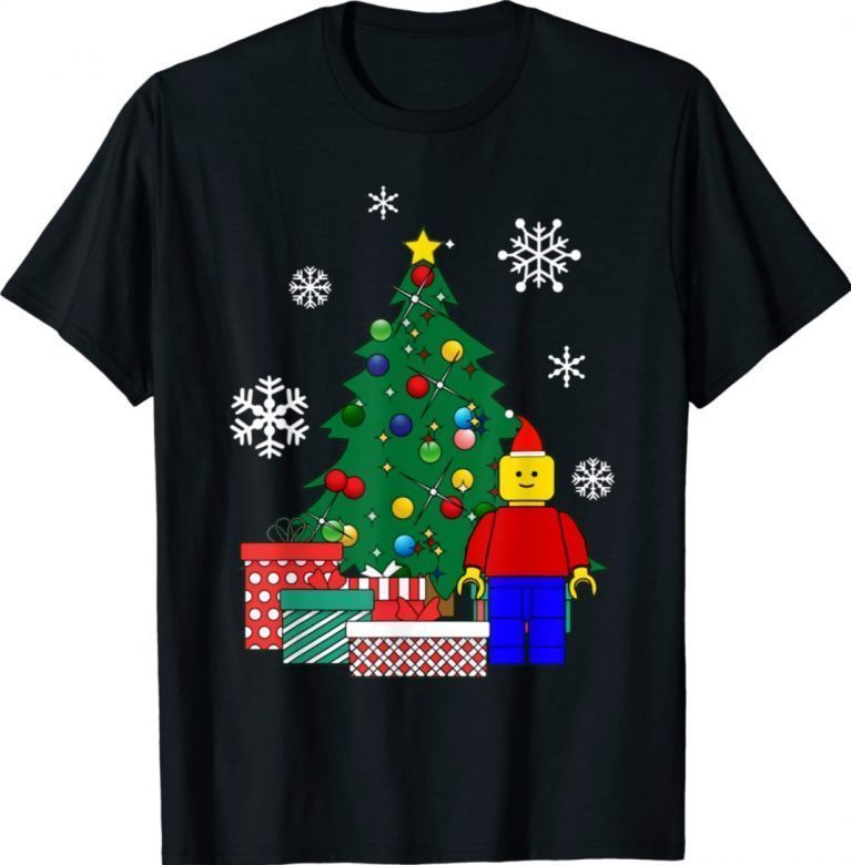 Lego Man Around The Christmas Tree 2021 TShirt