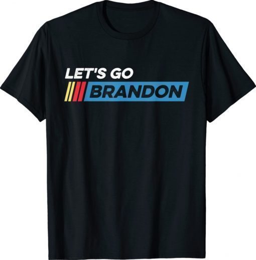 Let's Go Brandon Joe Biden Chant Fake News Strikes Again Vintage TShirt