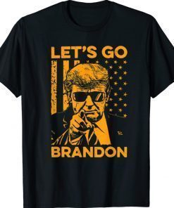 Halloween Lets Go Brandon Trump With America Flag 2021 Shirts