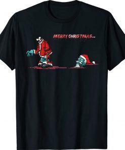 Santa Zombie Walking Dead Christmas 2021 T-Shirt