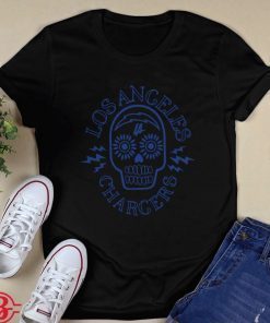 Los Angeles Chargers Sugar Skull Vintage TShirt