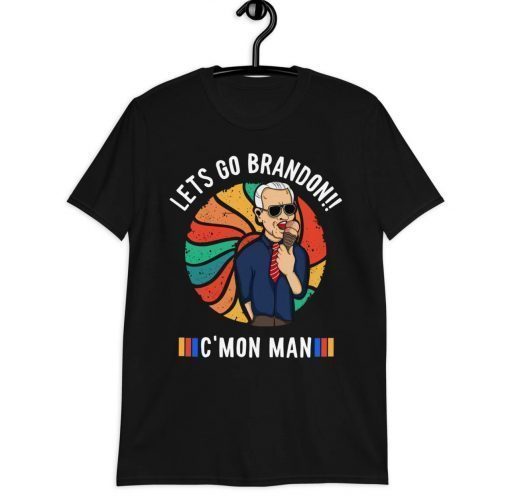 Let's Go Brandon FJB Chant Parody TShirt Racing Fans FJB Funny Biden Shirt Pro America Anti-Biden C'mon Man Shirt