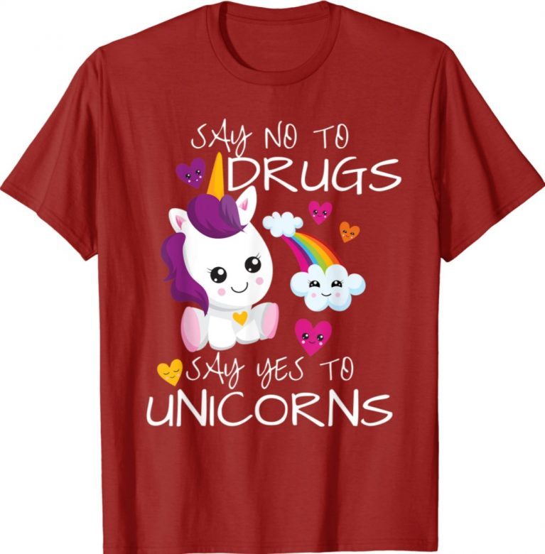 Red Ribbon Week Say No Say Yes To Unicorns 2021 Shirts