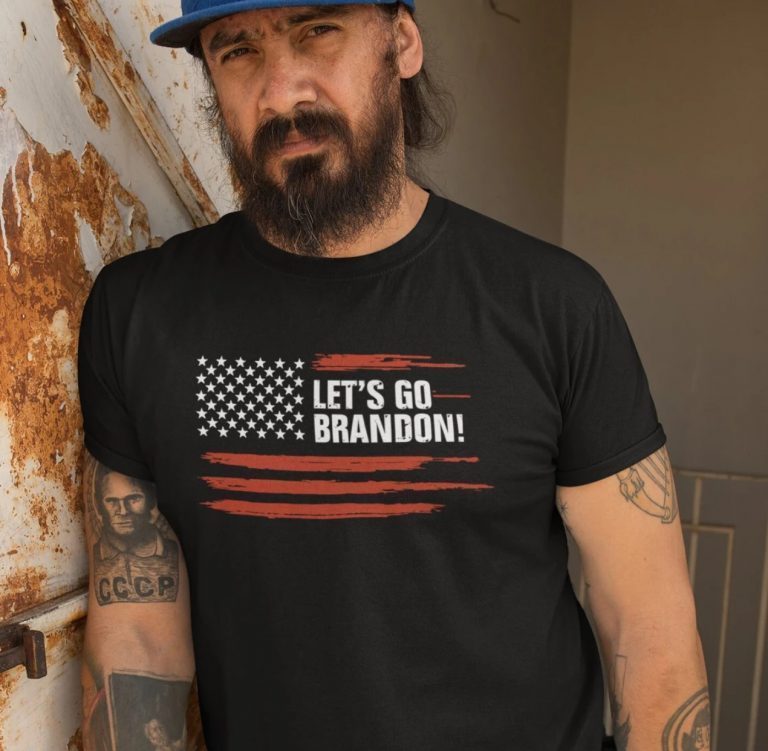 American Let's Go Brandon Chant Flag 2021 TShirt