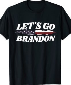 Vintage Lets Go Brandon Funny US Flag Shirts