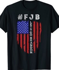 US Let's Go Brandon Anti Liberal Flag 2021 TShirt