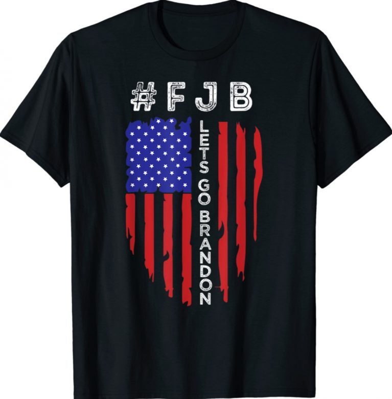 US Let's Go Brandon Anti Liberal Flag 2021 TShirt