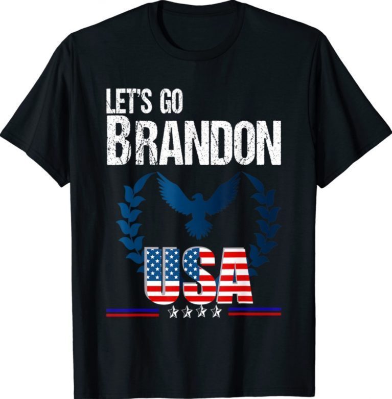 Let's Go Brandon USA Flag Vintage Shirt