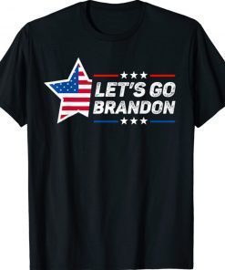 Let's Go Brandon Flag Sunglasses T-Shirt