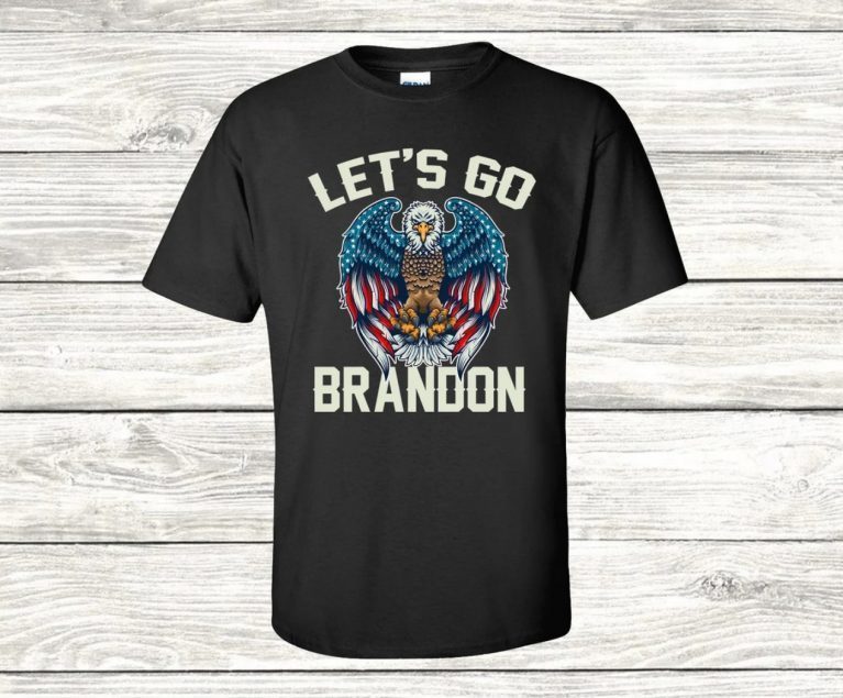 Let's Go Brandon Eagle Flag Vintage TShirt