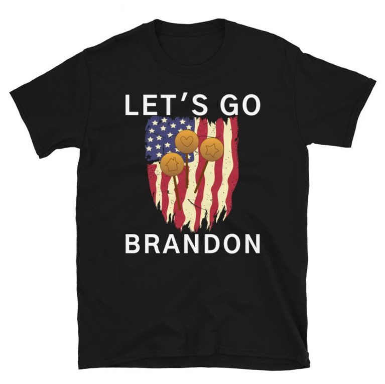 Let's Go Brandon American Dalgona Game Shield Flag Vintage TShirt