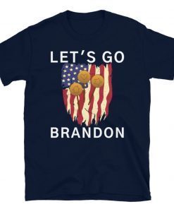 Let's Go Brandon American Dalgona Game Shield Flag Vintage TShirt