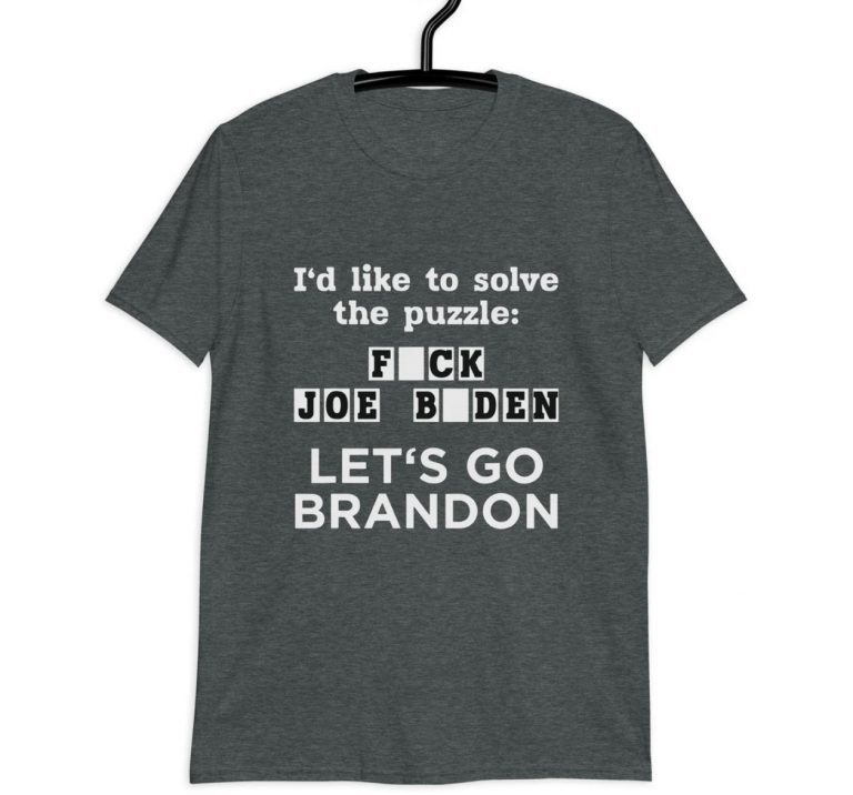Let's Go Brandon Solve The Puzzle FJB Let's Go Brandon Shirt