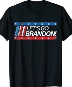 Lets Go Brandon Let's Go Brandon USA Flag Vintage TShirt