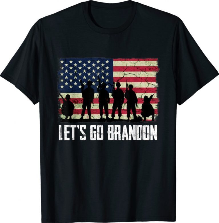 Let’s Go Brandon US Flag Veterans TShirt