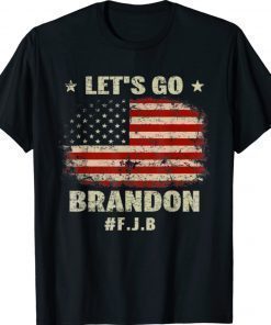 Let's Go Brandon With Giant American Flag 2021 Shirts