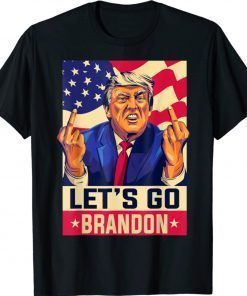 Trump Middle Finger Biden Let's Go Brandon Vote Donald Trump