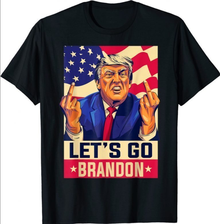 Trump Middle Finger Biden Let's Go Brandon Vote Donald Trump