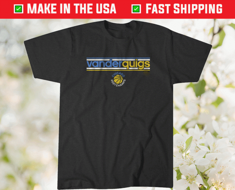 Official VanderQuigs 2021 Champs T-Shirt