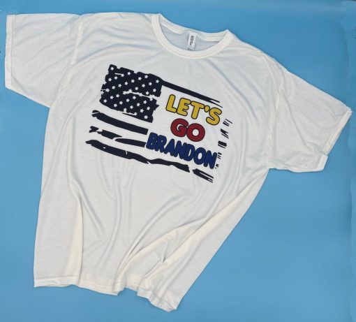 Let's Go Brandon American Flag T-Shirt, Brandon Brown Shirt, Nascar Shirt, Joe Biden Shirt