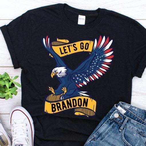 Let's Go Brandon Shirt, Awakened Patriot, Let's Go Brandon Eagle Shirt Conservative Shirt