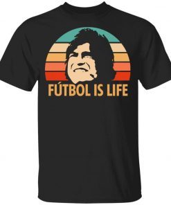 Ted Lasso AFC Richmond Dani Rojas Futbol is Life Rainbow Silhouette TShirt