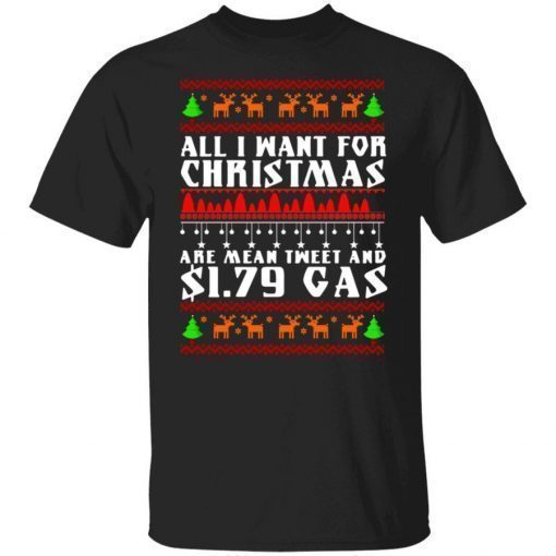 All I Want For Christmas Are Mean Tweet Classic Shirt