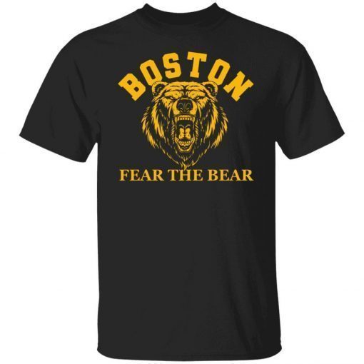 Boston fear the bear 2021 tshirt