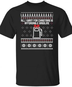 Dan Crenshaw Affordable Gasoline Christmas Funny TShirt