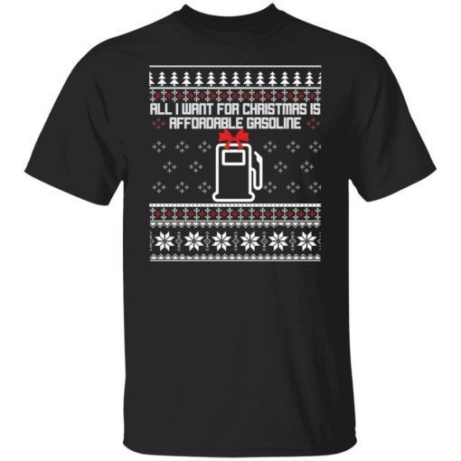 Dan Crenshaw Affordable Gasoline Christmas Funny TShirt