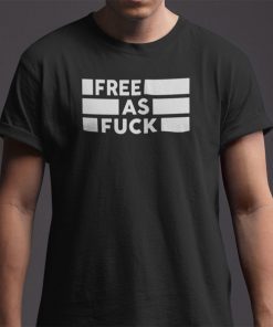 Official Kyle Rittenhouse Bar Free As Fuck Tee Shirts