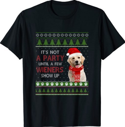 Merry Weiner Christmas Dog Xmas Funny TShirt