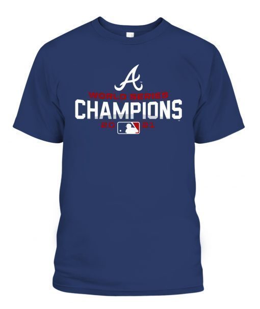 Atlanta Braves World Series Champions Navy 2021 Shirts