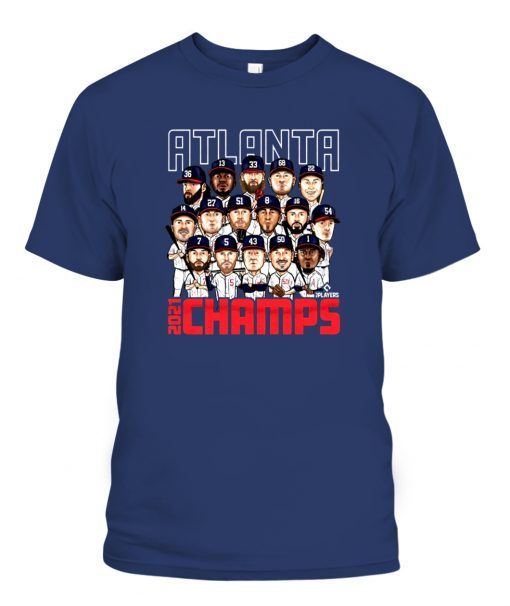 Atlanta Braves World Series Champions Roster Unisex TShirt