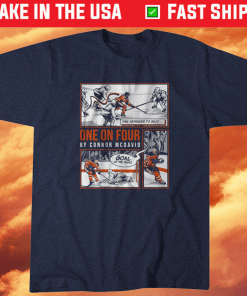 Connor McDavid One on Four 2021 TShirt