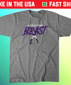 Official Justin Jefferson BeOfficial Justin Jefferson Beast TShirtast TShirt