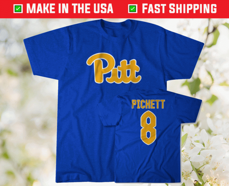 Offical Pitt Kenny Pickett 8 Player T-Shirt