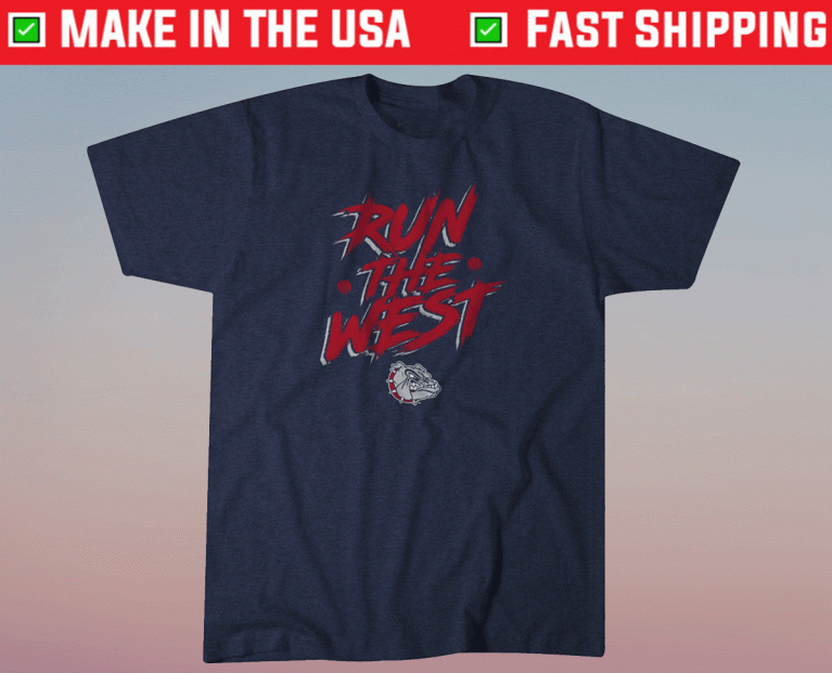 Run the West Gonzaga Tee Shirt