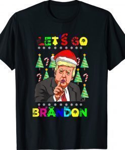 Let's Go Brandon Trump Ugly Christmas Xmas Shirts