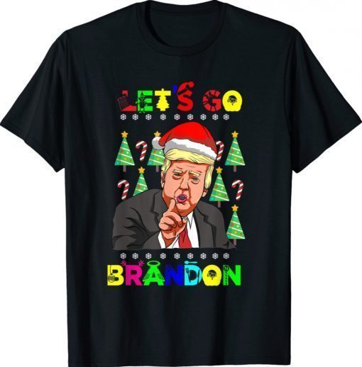 Let's Go Brandon Trump Ugly Christmas Xmas Shirts