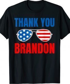 American Flag Thank You Brandon Vintage TShirt