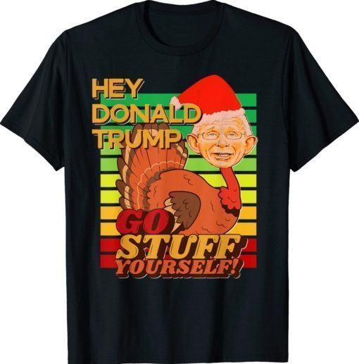 Christmas Fauci Trump Stuff Yourself Anti Liberal Fauci Xmas Vintage TShirt