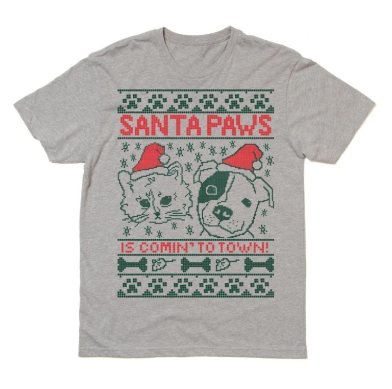 Santa Paws Is Comin' To Town 2021 Shirts