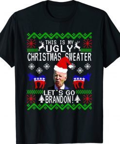 Funny Let's Go Branden Brandon Ugly Christmas Anti Joe Biden Shirts