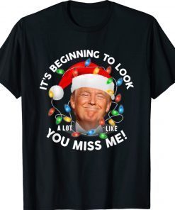 Funny Its Beginning To Look A Lot Like You Miss Me TShirt