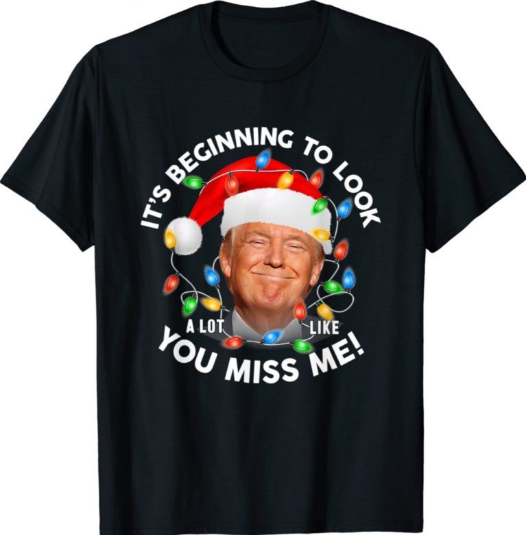 Funny Its Beginning To Look A Lot Like You Miss Me TShirt