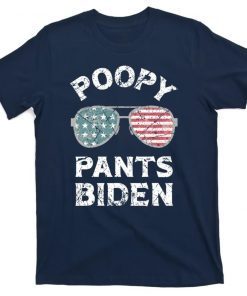 Vintage Biden Poop Poopy Pants Anti Biden US Flag Shirts