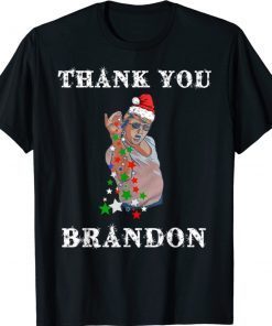 Thank You Brandon Trump Salt Bae Christmas Tee Shirt